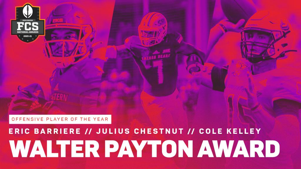 Barriere, Chestnut, Kelley Invited to Walter Payton Award Announcement