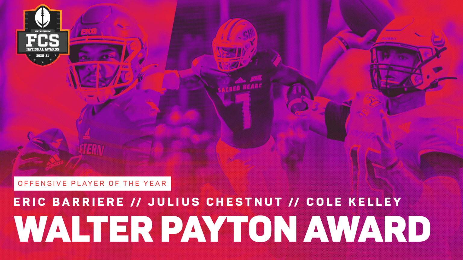 FCS Walter Payton Award Announcement Set For May 15 The Analyst