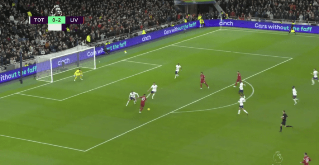 Salah second chance vs Spurs