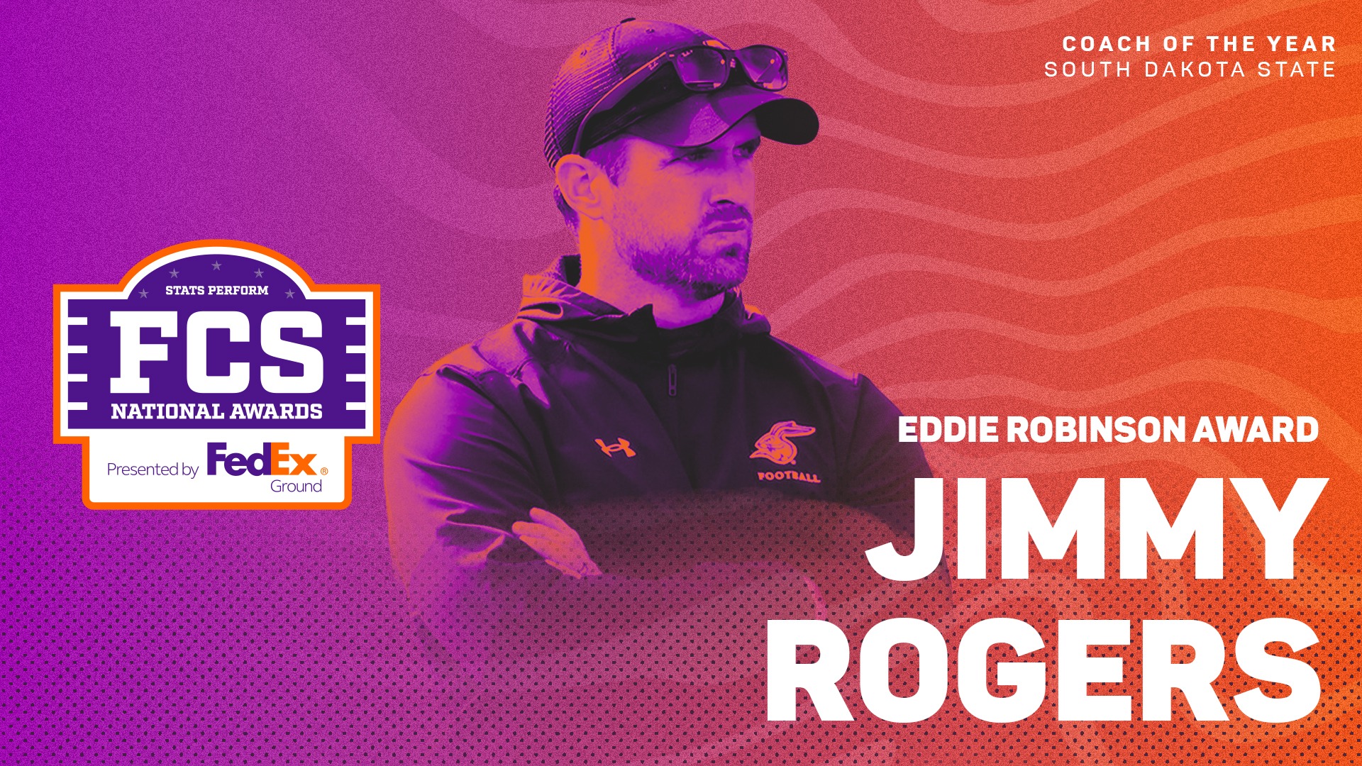 South Dakota State’s Jimmy Rogers Selected as 2023 Eddie Robinson Award Recipient
