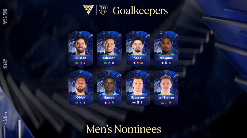 FC24 TOTY men's goalkeeper nominees