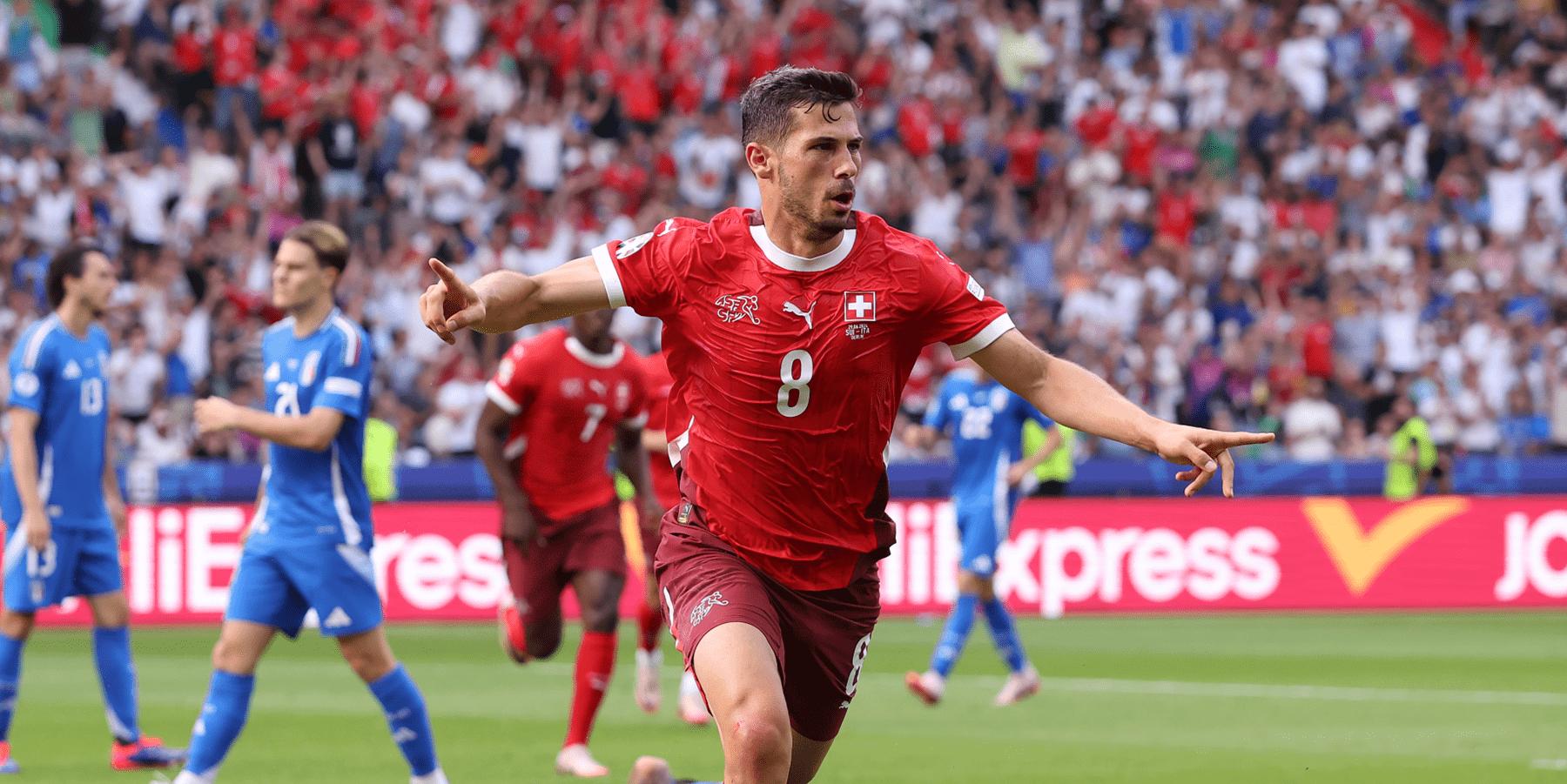 Switzerland 2-0 Italy Stats: Swiss Ease Into Last Eight as Holders Crash Out
