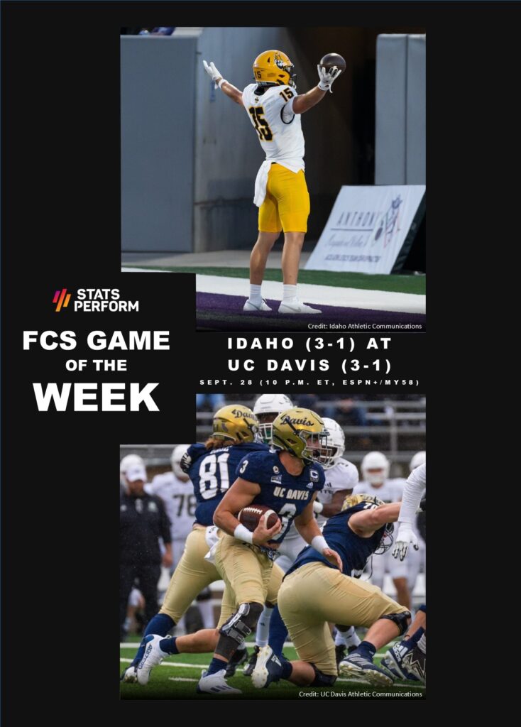 FCS Game of the Week Idaho UC Davis