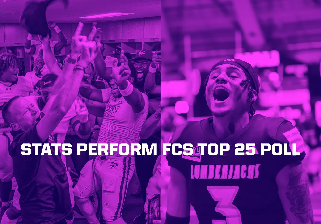 McNeese, ETSU, Northern Arizona Power Into Stats Perform FCS Top 25 Poll