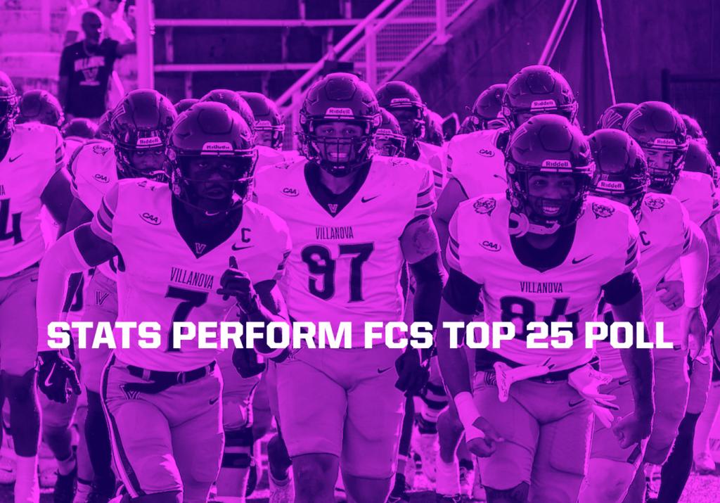 CAA Power Villanova Edges Up to No. 5 Ranking in Stats Perform FCS Top 25 Poll